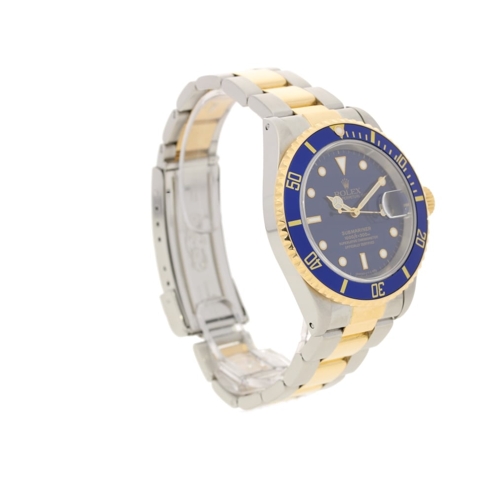Submariner 16613 - Gents Watch - Blue Dial - 1998
