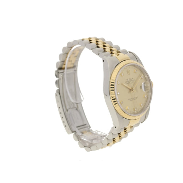 Datejust 16233 - Champagne Diamond Dial - 1990