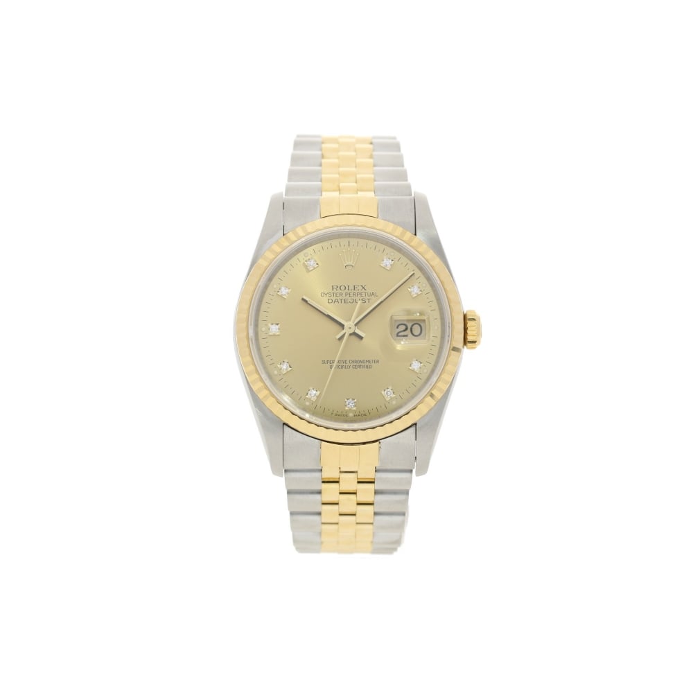 Datejust 16233 - Secondhand Gents Watch - Diamond Dial - 1993
