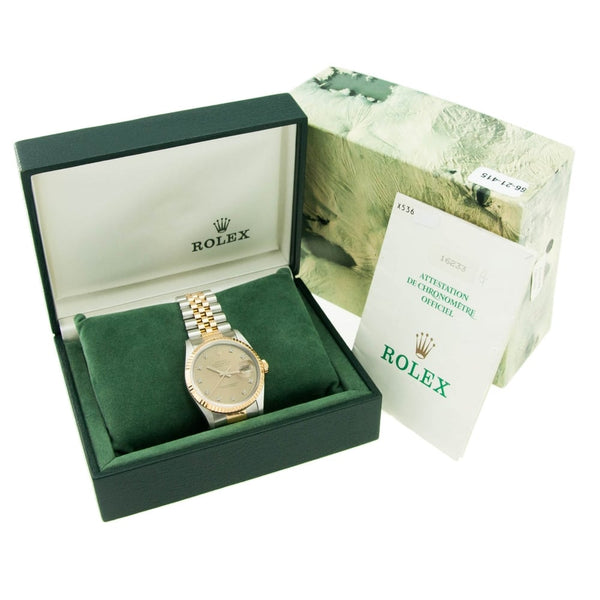 Datejust 16233 - Secondhand Gents Watch - Diamond Dial - 1993