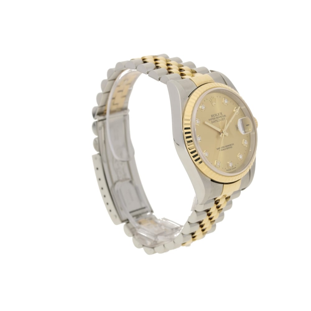 Datejust 16233 - Champagne Diamond Dial - 2003