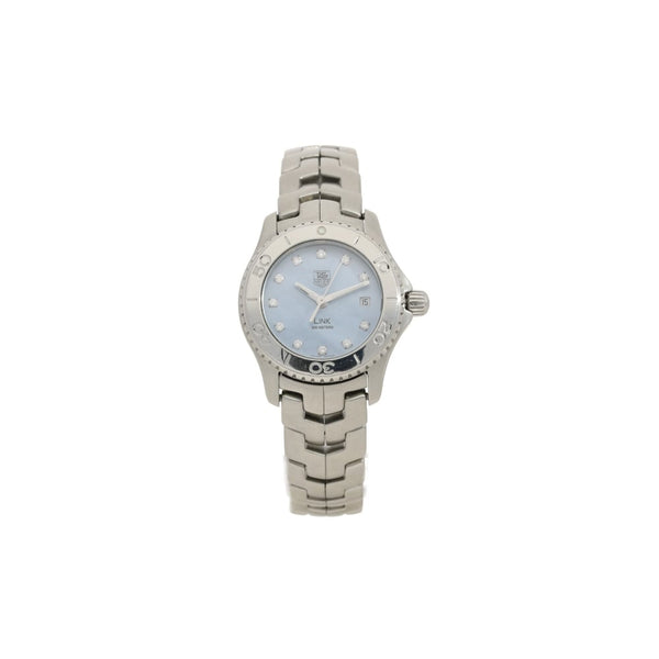 Link WJ317 - Blue Mother of Pearl & Diamond Dial