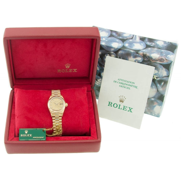 Datejust 69178 - 18ct Gold Lady's Secondhand Watch - 1990