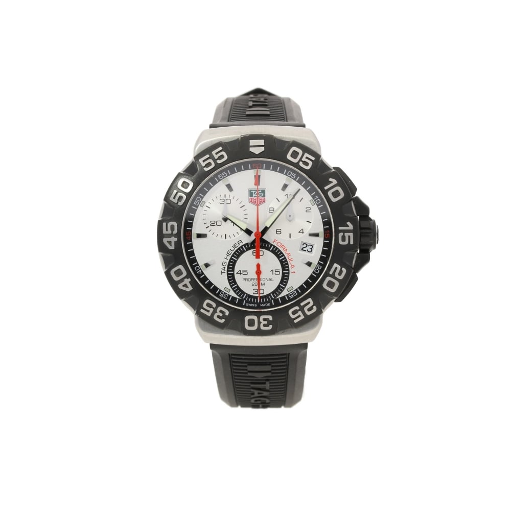 Formula 1 CAH1111 - Silver Dial & Rubber Strap - 2014