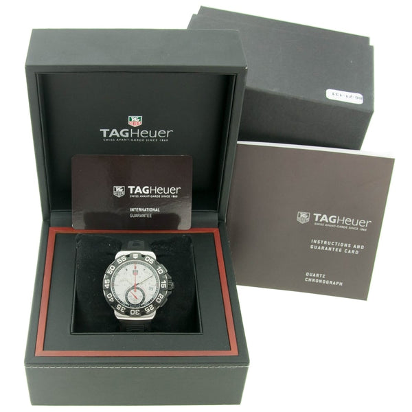 Formula 1 CAH1111 - Silver Dial & Rubber Strap - 2014