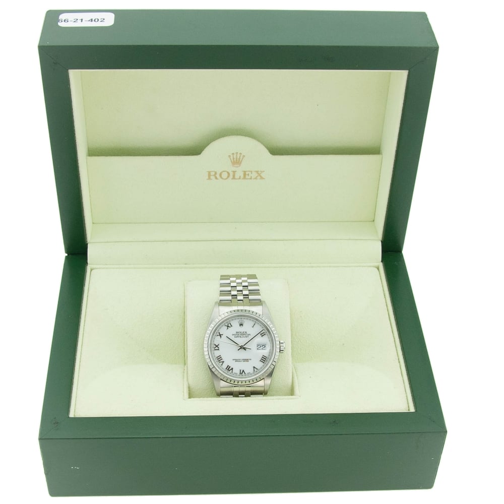 Datejust 16220 - Gents Watch - White Dial - 2000