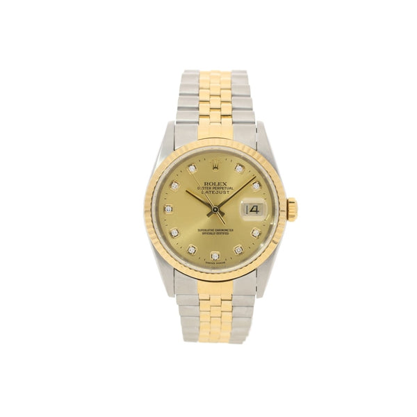 Datejust 16233 - Champagne Diamond Dial - 1997