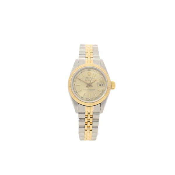 Datejust 69173 - Champagne Baton Dial - 1989