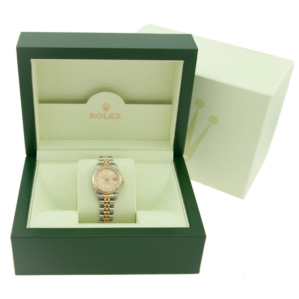 Datejust 69173 - Champagne Baton Dial - 1989