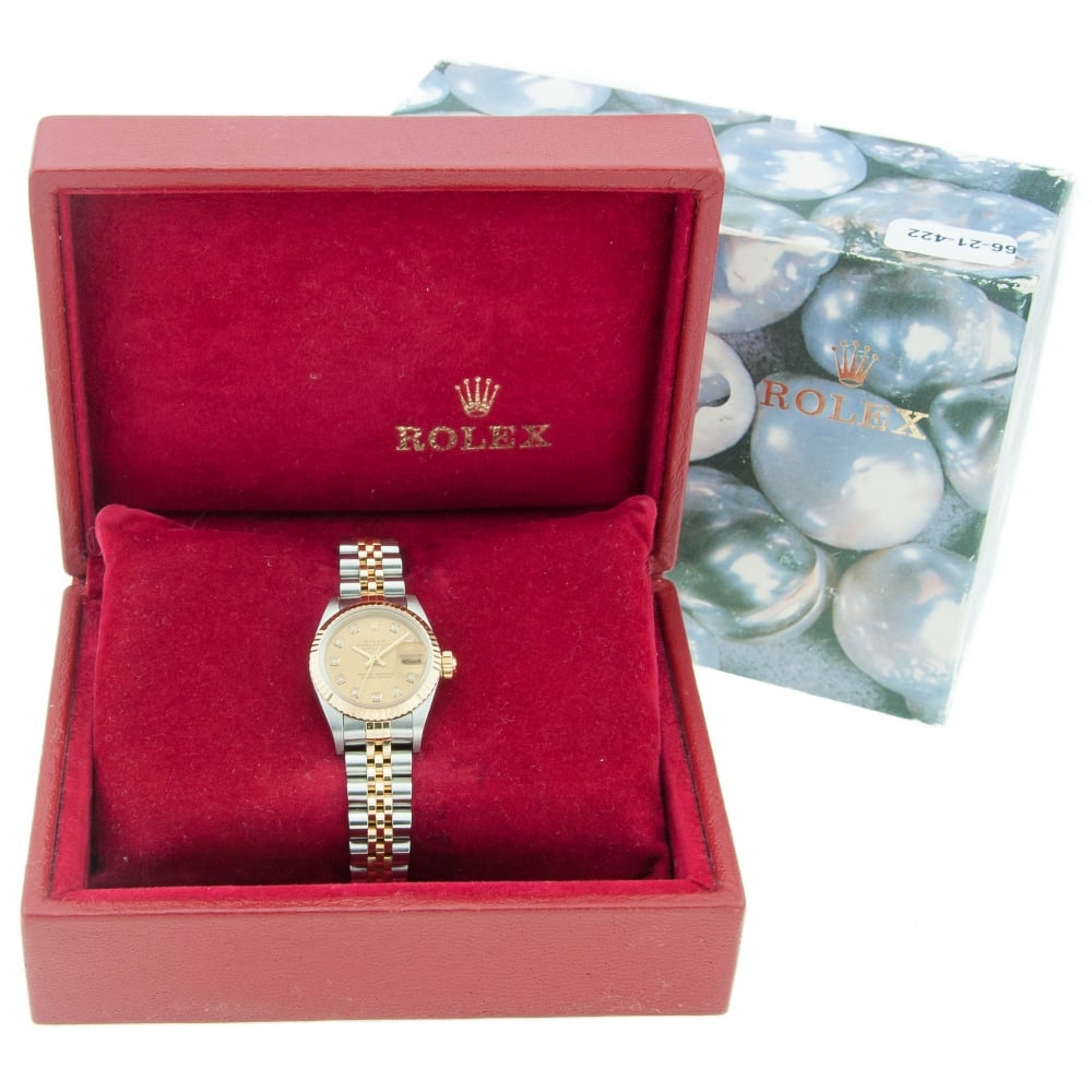 Datejust 79173 - Champagne Diamond Dial - 2003