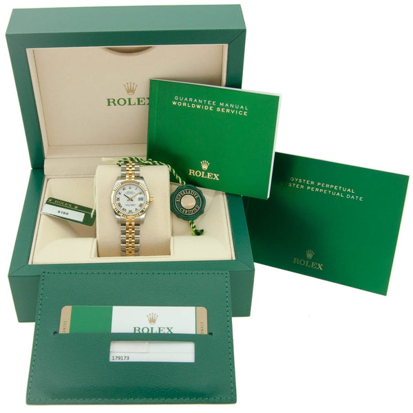 Datejust 179173 - White Roman Dial - 2016 Unworn