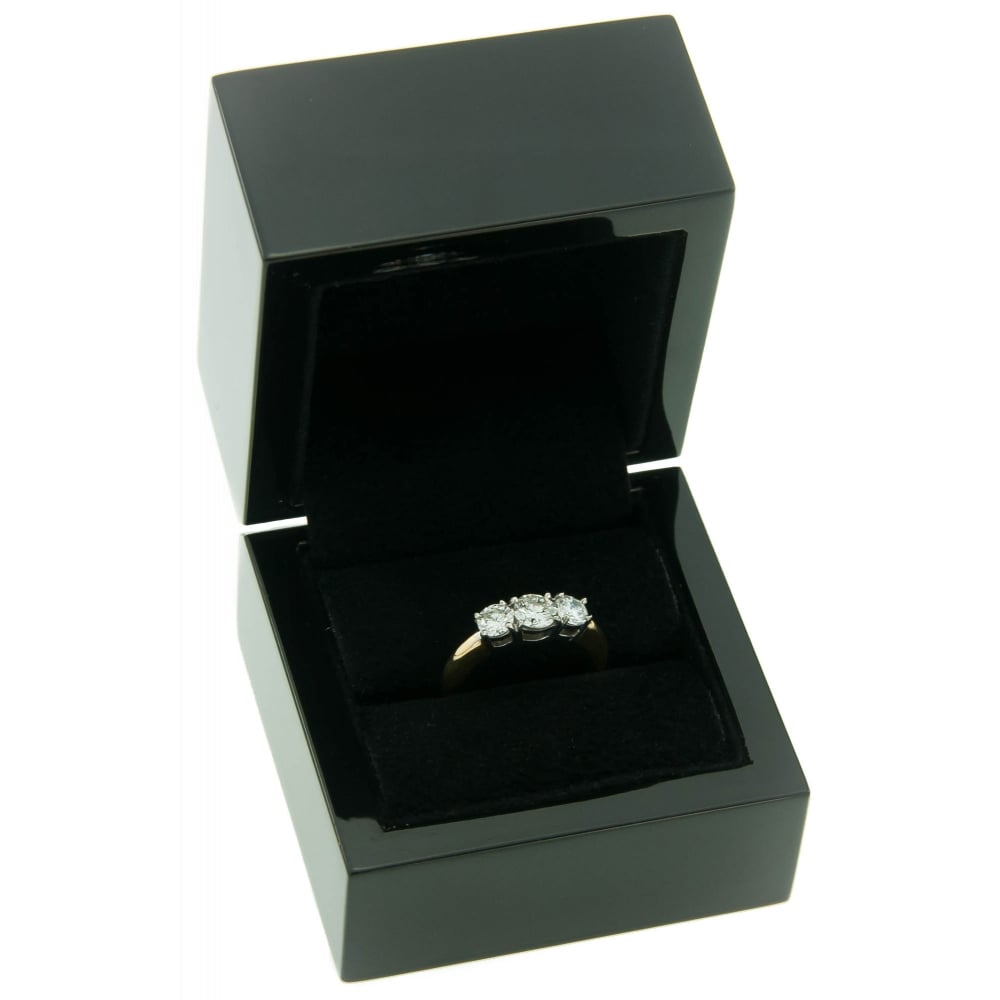 18ct Yellow Gold Trilogy Ring 1.42ct