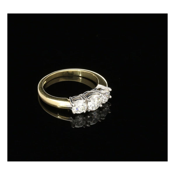 18ct Yellow Gold Trilogy Ring 1.42ct