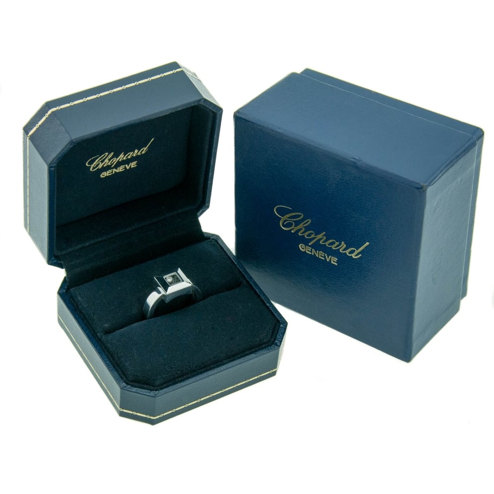 Happy Diamond Square Ring by Chopard