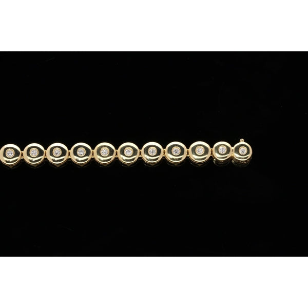 18ct Yellow Gold Fancy Diamond Bracelet - 1.00ct
