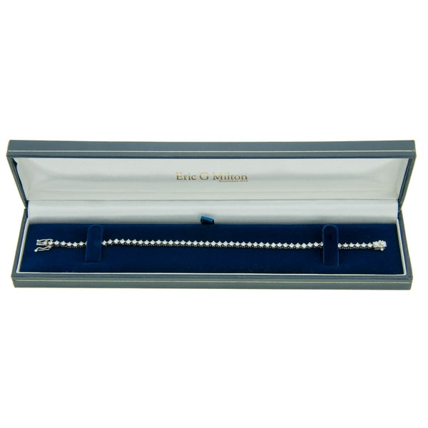 18ct White Gold Diamond Tennis Bracelet - 2.24ct