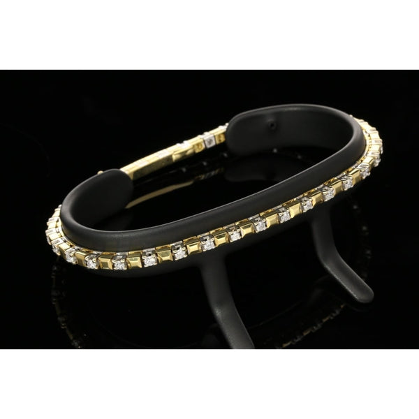 1.38ct Diamond Bracelet 18ct Yellow & White Gold