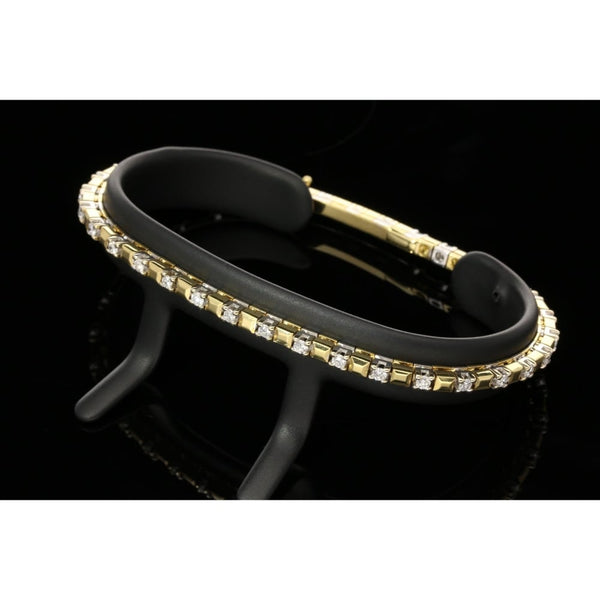 1.38ct Diamond Bracelet 18ct Yellow & White Gold