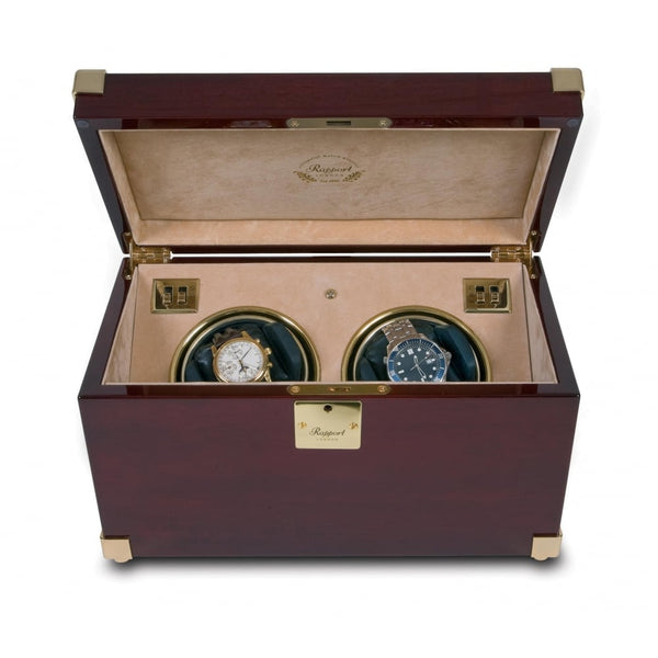 Captains Duo Mahogany Automatic Watch Winder