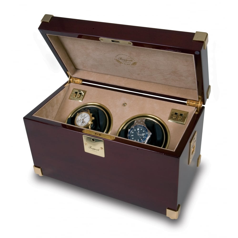 Captains Duo Mahogany Automatic Watch Winder