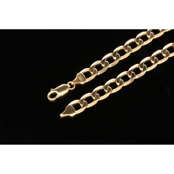 Gents 9ct Yellow Gold 30.7g Heavy Curb Chain 20"