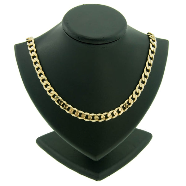 Gents 9ct Yellow Gold 50.40g Heavy Curb Chain 20”