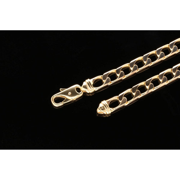 Gents 9ct Yellow Gold 53.8g Heavy Curb Chain