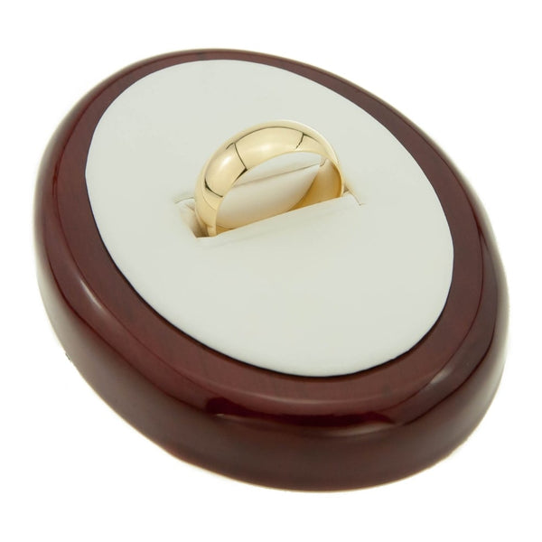 Gents 18ct Yellow Gold Court Wedding Ring - 8mm - Size Z½