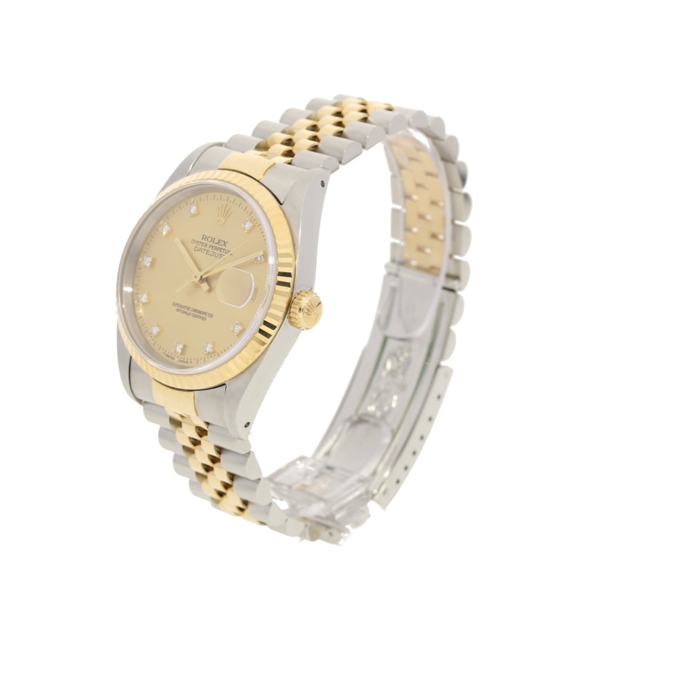 Datejust 16223 - Men's Watch - Diamond Dial - 1994
