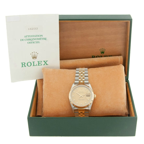 Datejust 16233 - Gents Watch - Diamond Dial - 1994