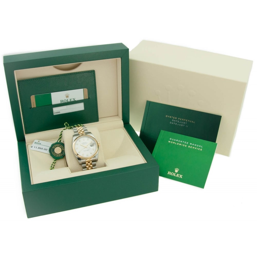 Datejust 116203 - Gents Watch - Diamond Dial - Unworn 2017