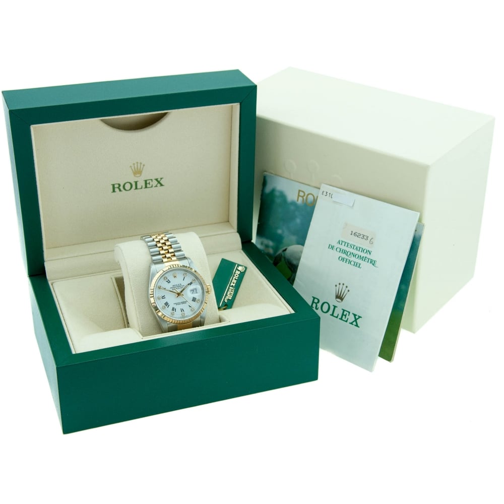 Datejust 16233 - White Diamond Dial - 1990
