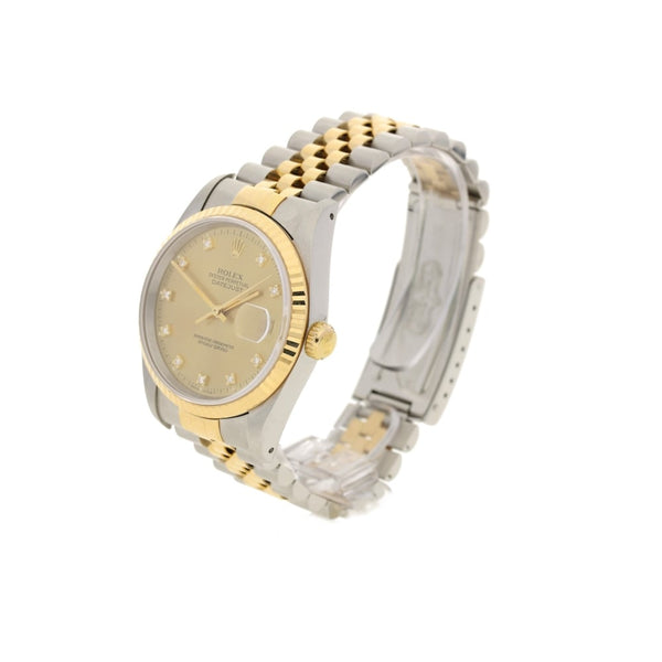 Datejust 16233 - Mens Watch - Diamond Dial - 1990