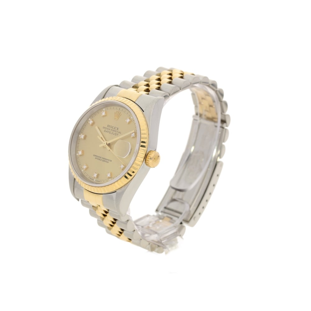 Datejust 16233 Mens Watch - Diamond Dial - 1999