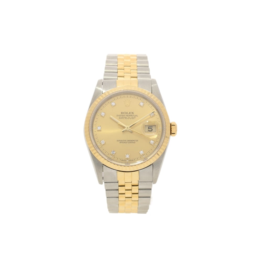 Datejust 16233 - Champagne Diamond Dot Dial - 1994