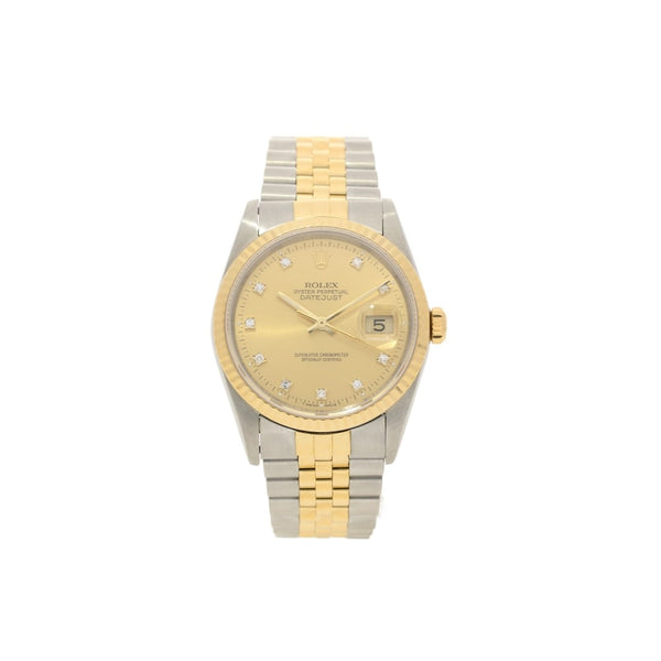 Datejust 16233 - Champagne Diamond Dot Dial - 1994