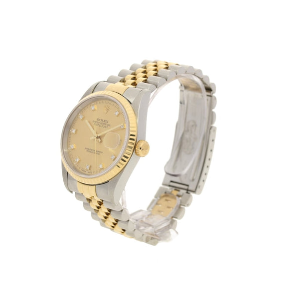 Datejust 16233 - Champagne Diamond Dot Dial - 1994