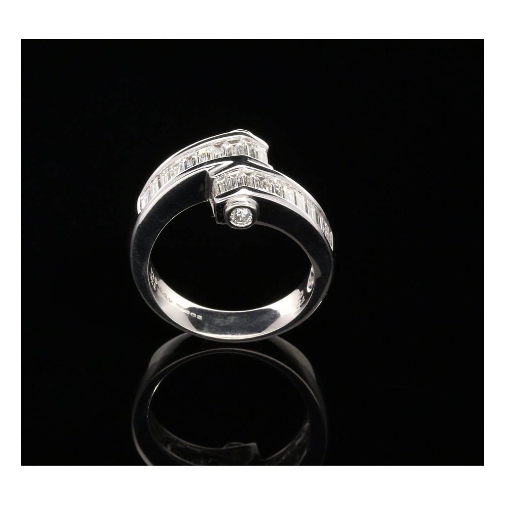 18ct White Gold 1.37ct Fancy Diamond Ring