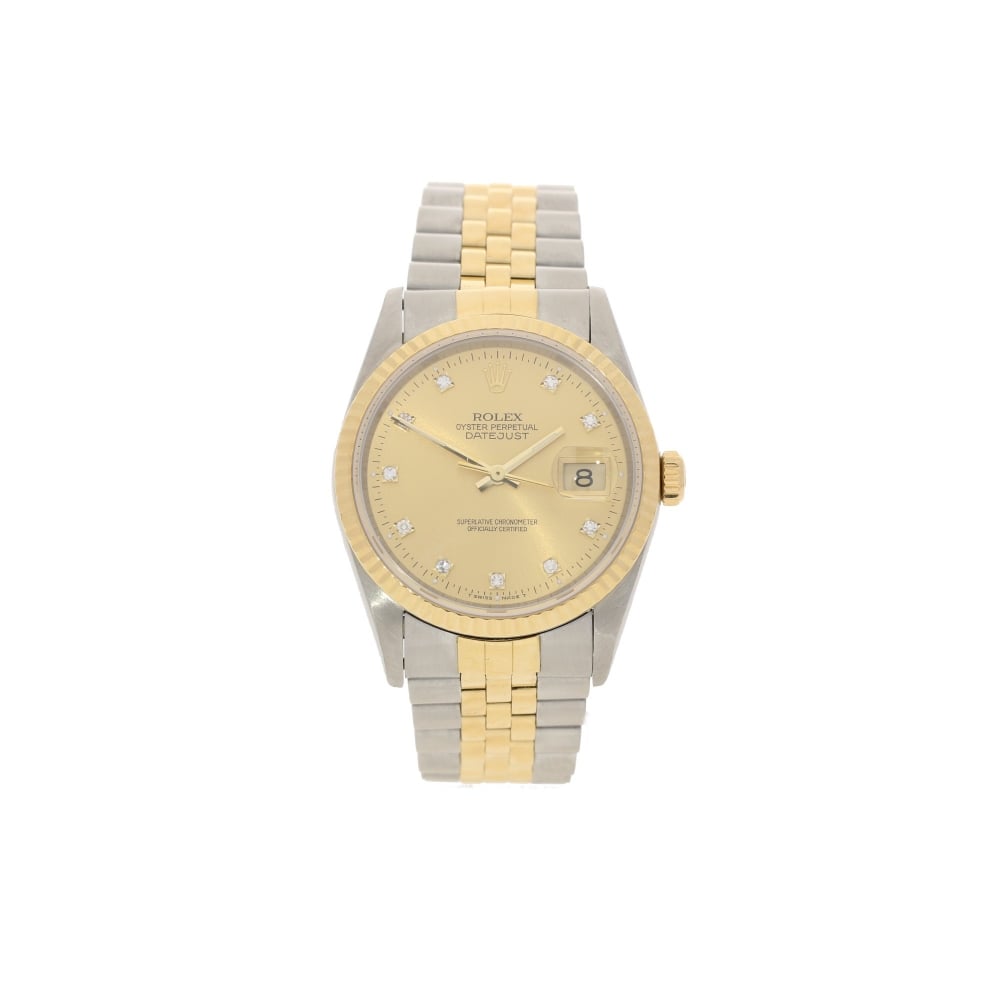 Datejust 16233 - Men's Watch - Diamond Dial - 1994