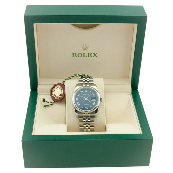 Datejust 116200 - Gents Watch - Blue Jubilee Dial - 2008
