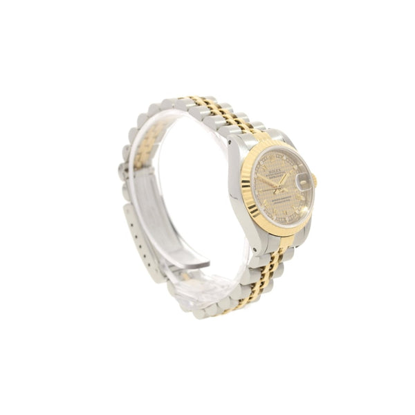 Datejust 69173 - Ladies Watch - Patterned Diamond Dial - 1990