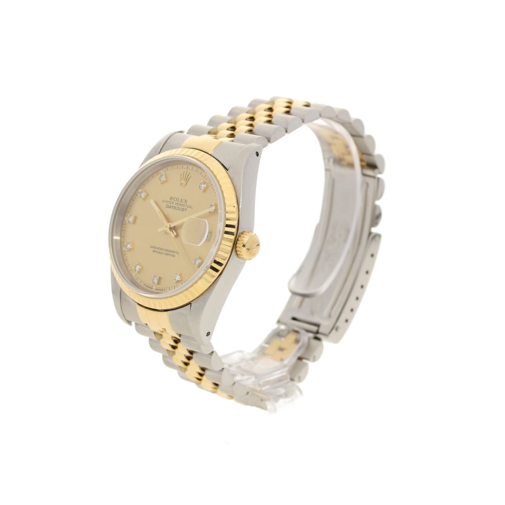 Datejust 16233 - Gents Watch - Diamond Dial -1990