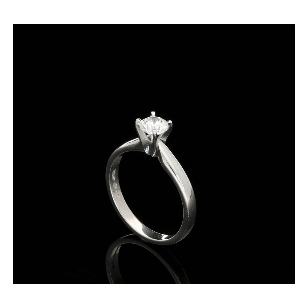 Platinum 0.46ct Diamond Engagement Ring
