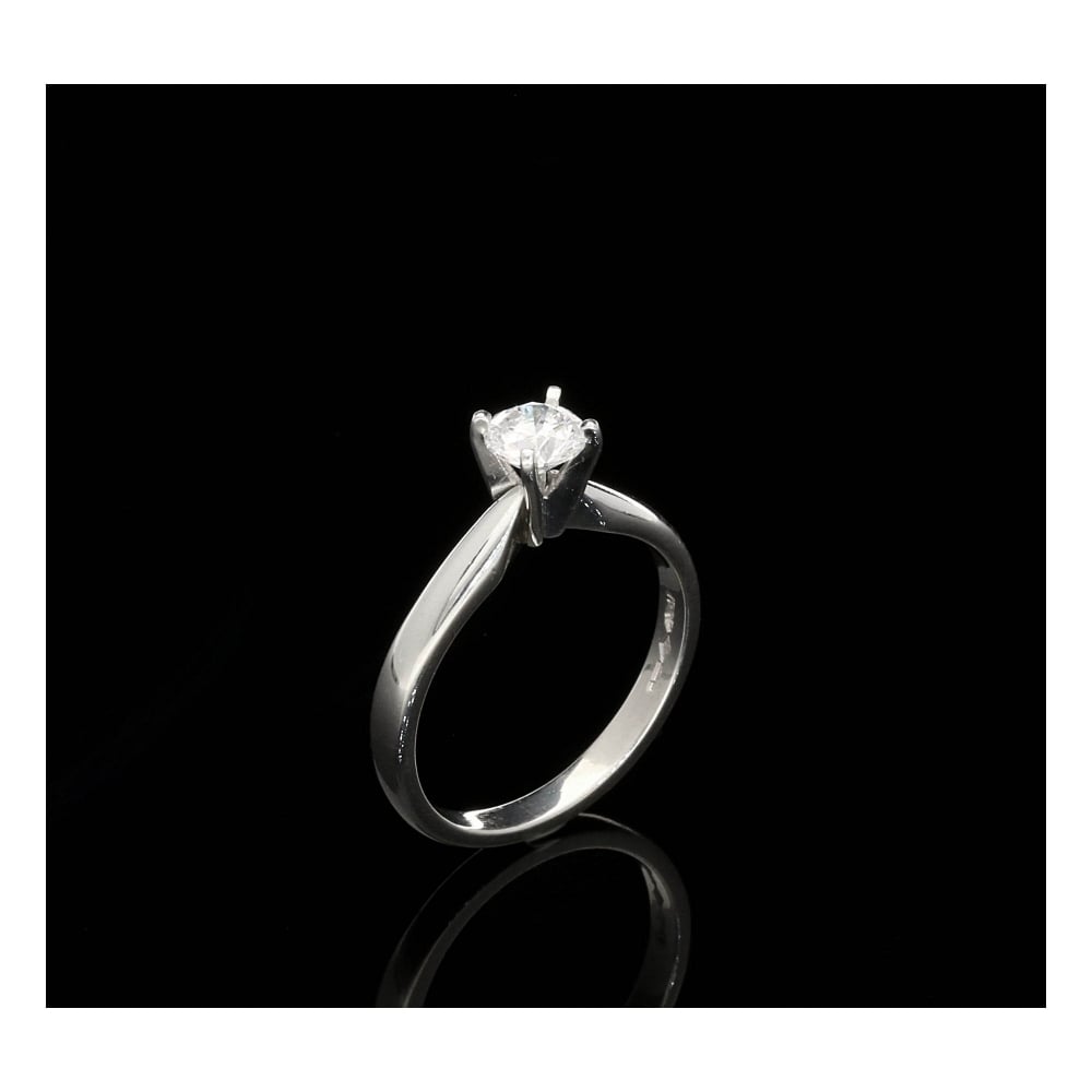 Platinum 0.46ct Diamond Engagement Ring