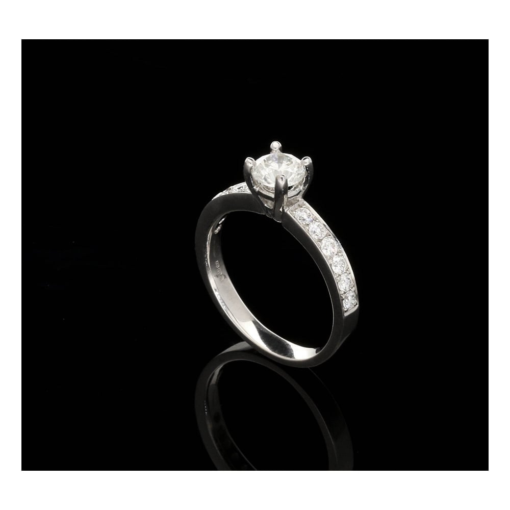 18ct White Gold 1.10ct Diamond Engagement Ring