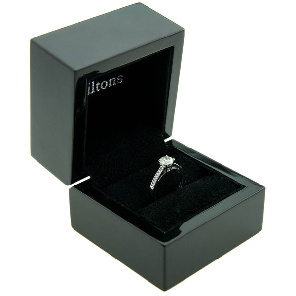 18ct White Gold 0.85ct Diamond Engagement Ring