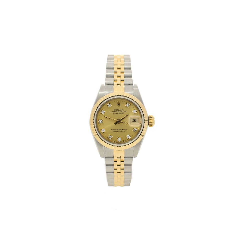 Datejust 69173 - Steel & 18ct Yellow Gold - Diamond Dial - 1990