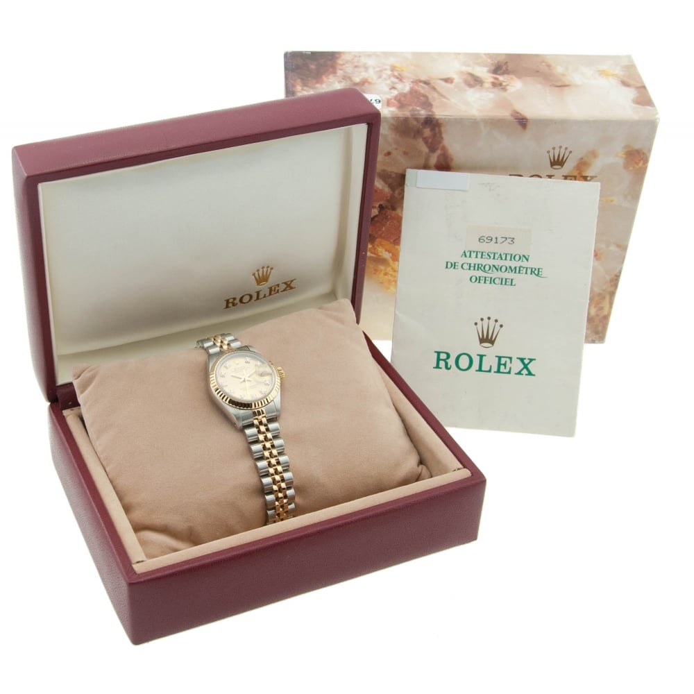 Datejust 69173 - Steel & 18ct Yellow Gold - Diamond Dial - 1990