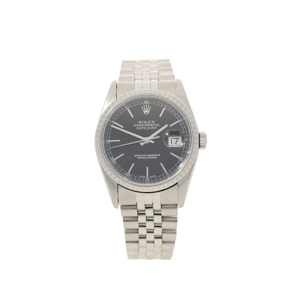 Datejust 16220 - Black Dial - 2004