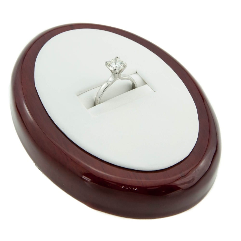 Platinum 1.21ct Round Brilliant Cut Diamond Engagement Ring